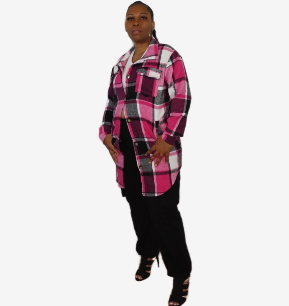 Long Plaid Flannel