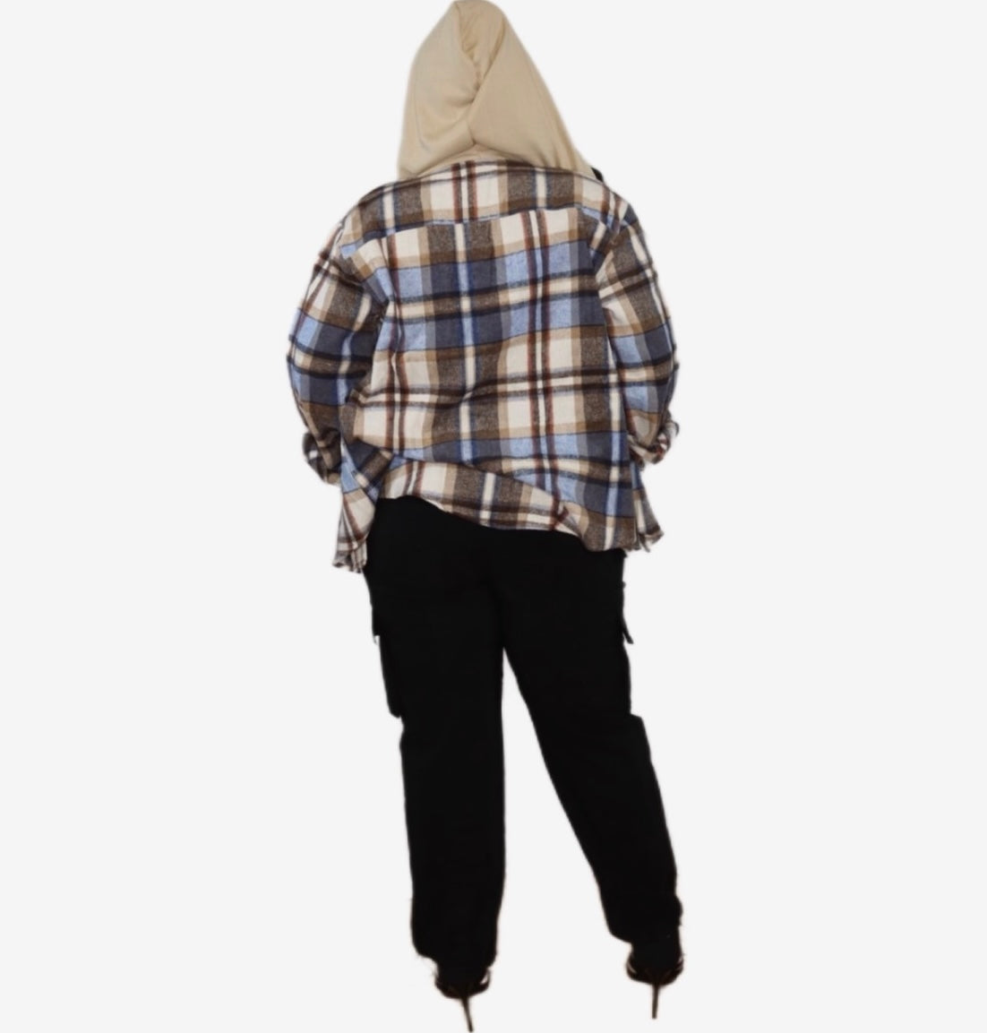 Light Blue Short Flannel