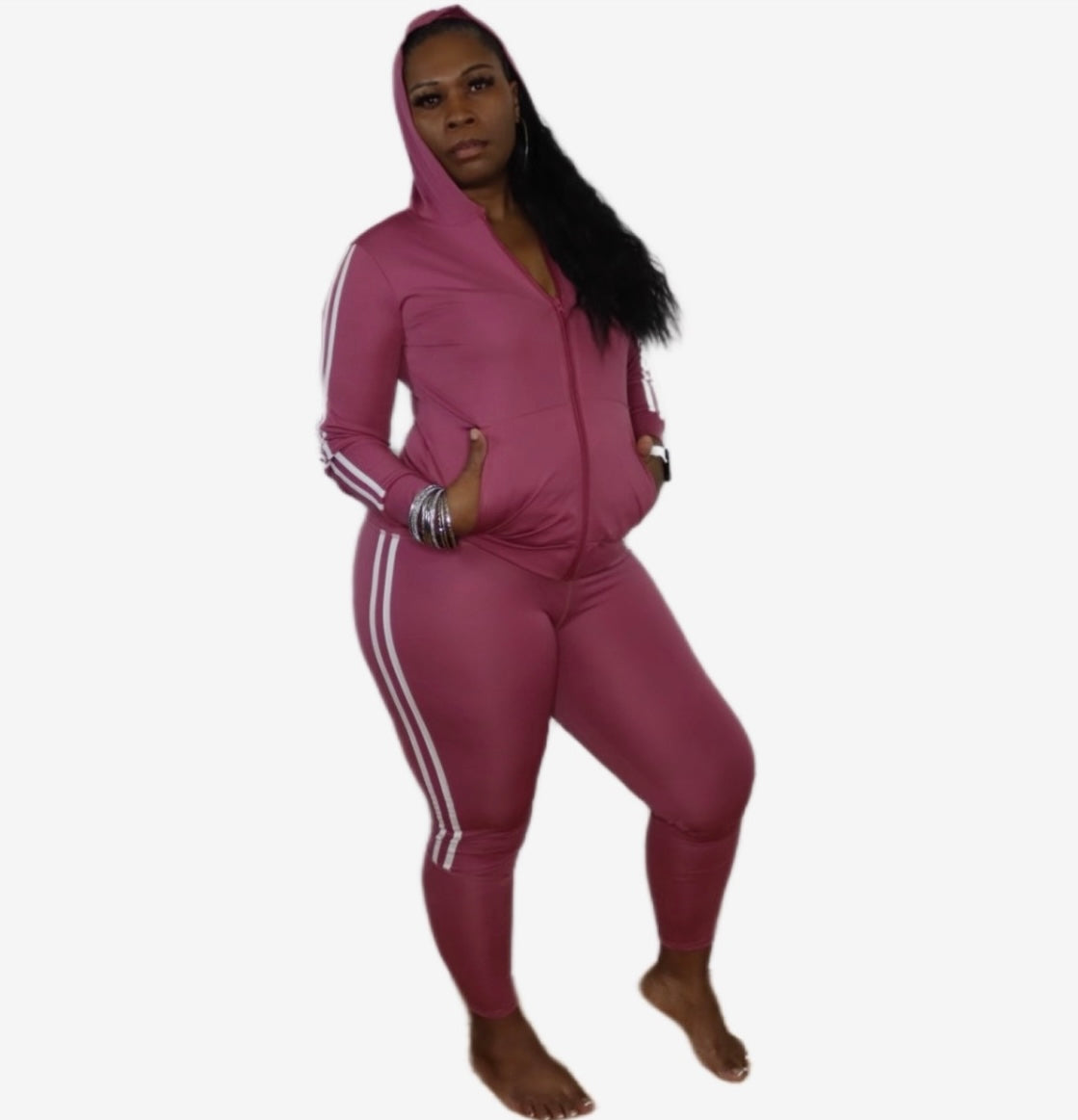 Pink jumpsuit